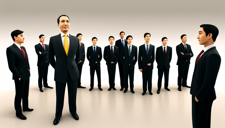 An image depicting a confident manager, standing tall amidst a diverse team, skillfully juggling various tasks, while simultaneously inspiring, communicating, and problem-solving, symbolizing the mastery of essential management skills